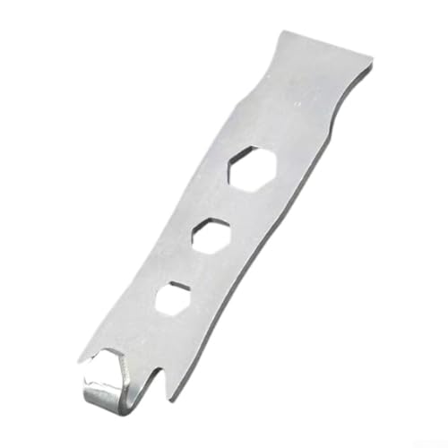 2 Stück Gewächshaus-Draht-Drehwerkzeug, Edelstahl-Zaun-Drahtspanner, Handwerkzeug mit ergonomischem, rutschfestem Griff für 6/8/10 mm Drahtwicklung und (2 Stück (groß + klein)) von Yuanpgky