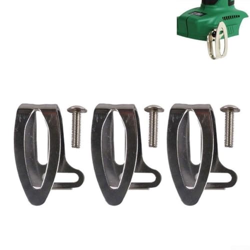 3 Stück Gürtelclip-Haken mit Schrauben 372229 331277 kompatibel mit Hitachi WH18DSAL DS18DSAL DS18DBL 18V Akkuschrauber Bohrer Stahl Ersatz Zubehör für Power 3 Stück Gürtelclip-Haken mit Schrauben 372229 331277 kompatibel mit Hitachi WH18DSAL DS18DSAL DS18DBL 18V Akkuschrauber Bohrer Stahl Ersatz Zubehör für Power von Yuanpgky