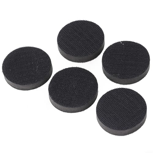 5 Stück pneumatische Pufferpads, weiche Schwamm-Schnittstelle, Polierpad, Exzenterschleifer, Schaumstoff-Pad, Schwamm-Schnittstelle, Kissen für Schleifpads (5 Stück, 50 mm) von Yuanpgky