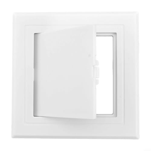ABS Zugangsplatte weiß Revisionstür Öffnungsklappe Abdeckplatte für Decken-Wand-Wartung mehrere Größen für Sanitär-, elektrische HVAC-Systeme (100 x 100 mm) von Yuanpgky