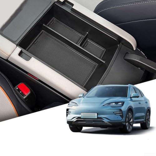 Aufbewahrungsbox aus ABS-Material, für BYD Seal U 2023 2025, Sealion 6 und Song Plus Auto-Mittelkonsole von Yuanpgky