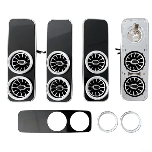 Dachlüftungsgitter Heckdach Lüftungsgitter Abdeckung Blende LED Licht für Vito V Klasse W447 2014-2023 V250 V220 ABS Schwarz Innendekoration 4-teiliges Set Passgenau Dachlüftungsgitter Heckdach Lüftungsgitter Abdeckung Blende LED Licht für Vito V Klasse W447 2014-2023 V250 V220 ABS Schwarz Innendekoration 4-teiliges Set Passgenau von Yuanpgky