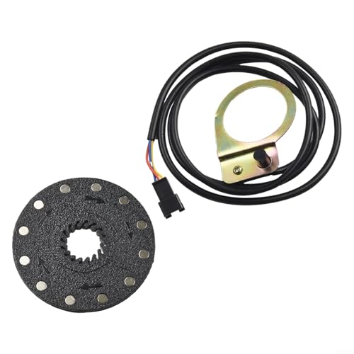 E-Bike-Pas-Sensor, elektrischer Fahrradpedal-Assistent-Sensor, 12 Magnete, E-Bike-PAS-System-Assistent, Sensor, Geschwindigkeitssensor, Ersatz für Rennrad, Mountainbike (12 Magnete) von Yuanpgky