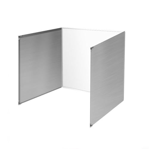 Faltbarer Gasherd-Spritzschutz aus Edelstahl | Ölspritzschutz | Kochblechschutz | verstellbares Panel (29 x 40 3 Scheiben) von Yuanpgky
