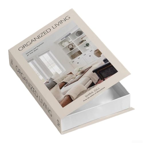Faux Book Aufbewahrungsbox mit verstecktem Fach, dekorative Fake-Buch-Ornament für Wohnzimmer oder Büro, stilvolle Aufbewahrung für Schmuck (FH-28) von Yuanpgky