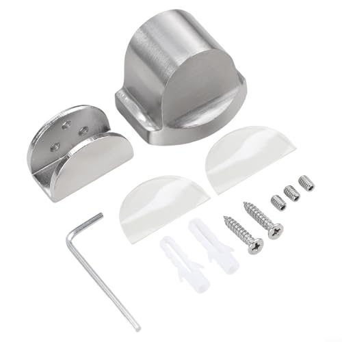 Magnet-Türstopper für Glastüren, 10–12 mm, Zinklegierung, Bodenmontage, Türhalter für Toilette, Büromöbel, Hardware mit starkem Magnet (1 Stück) von Yuanpgky