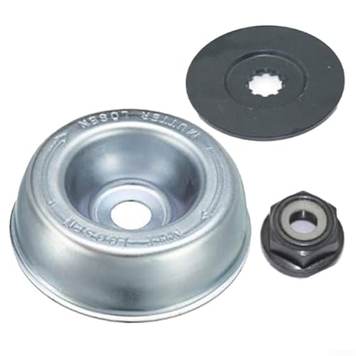 Messer Adapter Kit für Rasenmäher Rasentrimmer Freischneider Push Disc Stützplatte Ringmutter Set Metall Trimmer Messeraufsatz von Yuanpgky