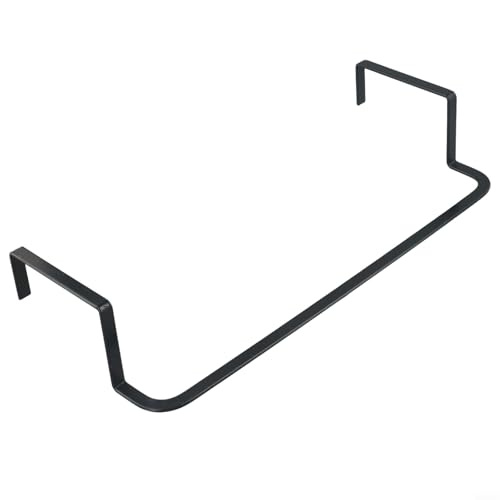 Metall-Handtuchhalter, Heizkörper zum Trocknen und Wärmen von Handtüchern, Kleidung und Socken, entworfen zur sicheren Befestigung für Heizkörper ohne Beschädigung (schwarz, groß) von Yuanpgky