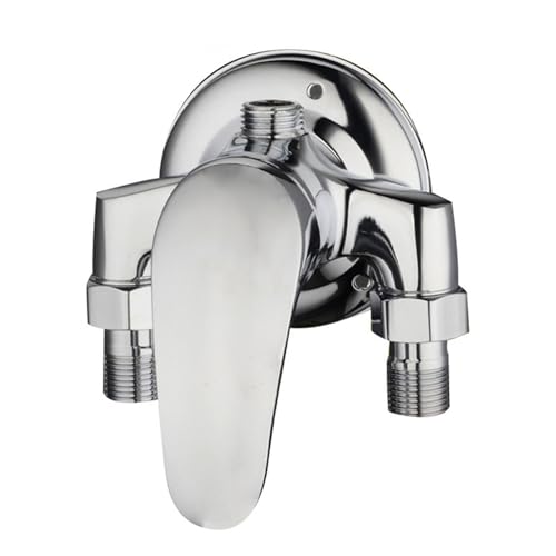 Mischbatterie für Badewanne und Dusche mit Chrom-Ventil, langlebige Kupferkonstruktion, Schwerkraftdruckguss, galvanisierte Oberfläche, Standardeinlass, kompatibel mit den meisten Schläuchen Mischbatterie für Badewanne und Dusche mit Chrom-Ventil, langlebige Kupferkonstruktion, Schwerkraftdruckguss, galvanisierte Oberfläche, Standardeinlass, kompatibel mit den meisten Schläuchen von Yuanpgky