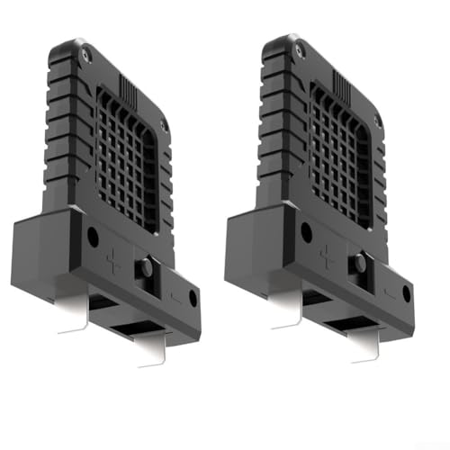 Mobile Inspektionsleuchte, 14 W, LED-Funktion, Werkzeugbatterien, inkl. austauschbarer Steckdose, kompakt, entworfen für Camping-Arbeitsleuchte, Schwarz, 2 Stück von Yuanpgky