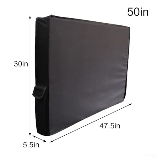 Outdoor TV Cover Waterproof Designed with 600D Thick Fabric for Enhanced Protection Against Weather, Perfect for Outdoor Setups (127.0 cm) von Yuanpgky