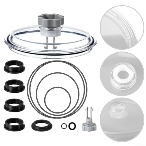 Poolpumpendichtung Dichtungen O Ring Ersatzset Pool Filter System Teile SF80110-1 Schwimmbad Laubfalle Abdeckung Deckel mit Dichtung Dichtung Teile Kit für 12 Zoll von Yuanpgky
