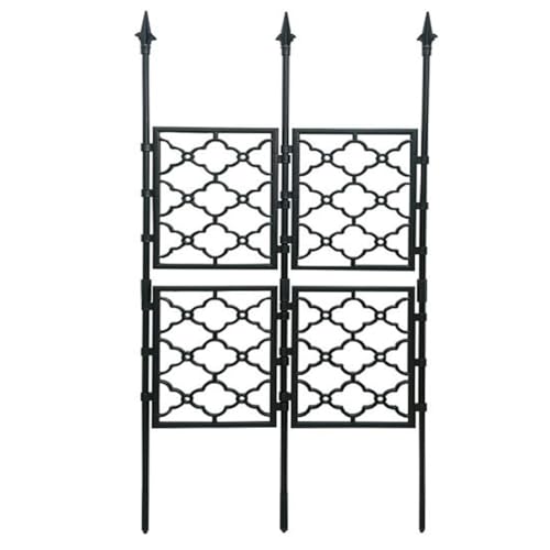 Rankgitter für Kletterpflanzen, für den Außenbereich, rostfreier Stahlrahmen, unterstützt Ranken, Obst und Gemüse, vertikale Gartenstruktur, spart Platz in kleinen Bereichen (130 x 56 cm) von Yuanpgky