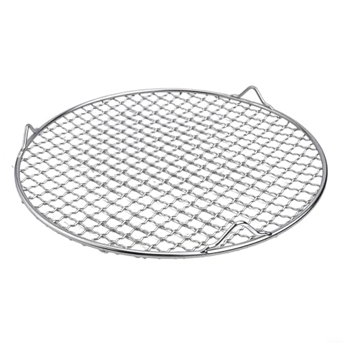 Rundes Kühlgitter aus 201 Edelstahl, entworfen zum Backen und Grillen, verbesserte Stabilität mit einzigartigem Design mit drei Beinen (28 cm) von Yuanpgky