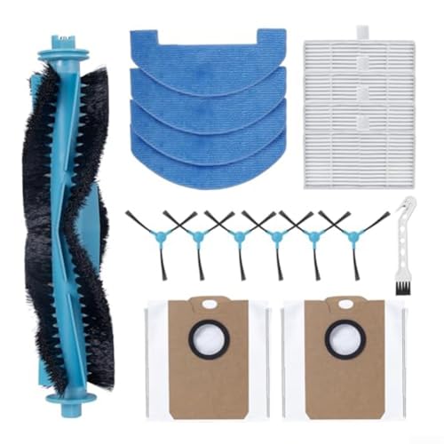Saugroboter Zubehör Set, inklusive Hauptbürste, Seitenbürste, Filter und Wischmopp für MONSGA MS1 MAX für Ultenic D10 Q8 Max von Yuanpgky