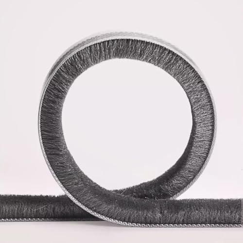 Schalldämmender Türbodendichtungsstreifen mit TPE-Material, verhindert das Auslaufen von Staub und Luftstrom, starke Rückseite für sicheren Sitz an Türen (grau) von Yuanpgky