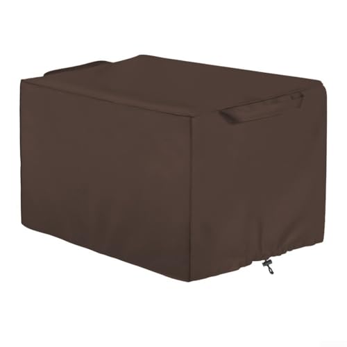 Schutzhülle für Heißpressmaschine, wasserdichtes 210D-Oxford-Gewebe, staubdicht, verstellbarer Kordelzug und zentraler Tragegriff für Sicherheit und Komfort (Kaffee) von Yuanpgky