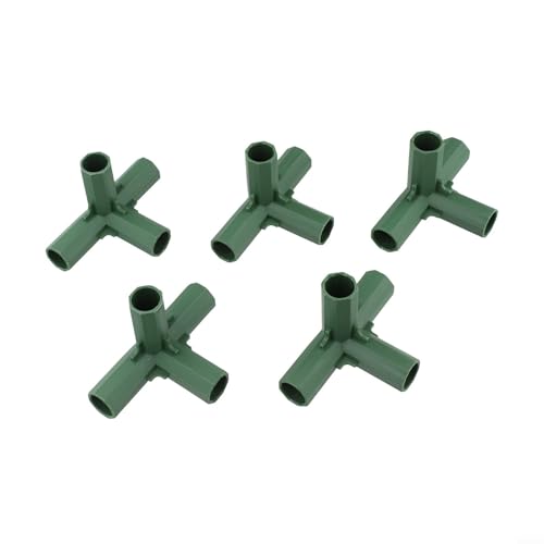 Set mit 20 Kunststoffverbindern für Gewächshausrahmengebäude, Drei- und Vierwege, 16 mm Größe von Yuanpgky