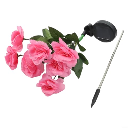 Simulation Solar Rose Lights for Brightening Outdoor Spaces and Creating Inviting Atmosphere (Pink) von Yuanpgky
