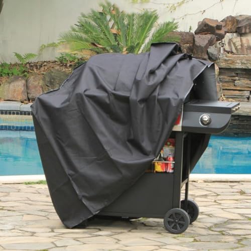 Wasserdichte Grillabdeckung mit zwei Brennern, starkes Material mit sicherem Verschluss für windige Bedingungen von Yuanpgky