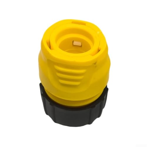 Wasserschlauch-Schnellverbindung, Gartenschlauchverbinder, Premium-Wassersystem-Anschlussverschraubung, schwarzer Kunststoff-Wasserhahn-Adapter, 2.645-191.0 (1 Packung) von Yuanpgky