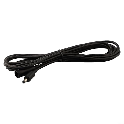 Yuanpgky 3 m langes, wasserdichtes, staubdichtes Verlängerungskabel, kompatibel mit Echo und Echo Dot 3., 4., 5. Generation, Kupferkern, isoliertes Netzkabel für flexiblen Lautsprecher, Schwarz von Yuanpgky