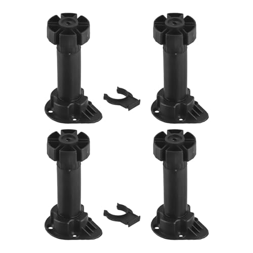 Yuanpgky 4 verstellbare Möbelbeine für Schränke und Sofa für Heimwerker und Heimgebrauch (12 cm) von Yuanpgky