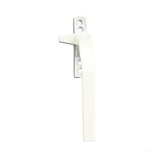 Yuanpgky Abschließbarer externer flacher Fenstergriff aus Aluminiumlegierung für linke oder rechte Öffnung, langlebiges drehbares Design mit sicherem Verschluss und einfacher Bedienung, Weiß (rechts) Yuanpgky Abschließbarer externer flacher Fenstergriff aus Aluminiumlegierung für linke oder rechte Öffnung, langlebiges drehbares Design mit sicherem Verschluss und einfacher Bedienung, Weiß (rechts) von Yuanpgky