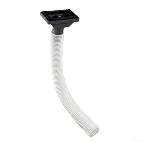 Yuanpgky Aufwärts rechteckiger Überlaufrohrkopf für Waschbeckenüberlaufloch, PP-PVC-Waschbecken-Abtropfgestell, Küchenbeckenzubehör, Grau von Yuanpgky