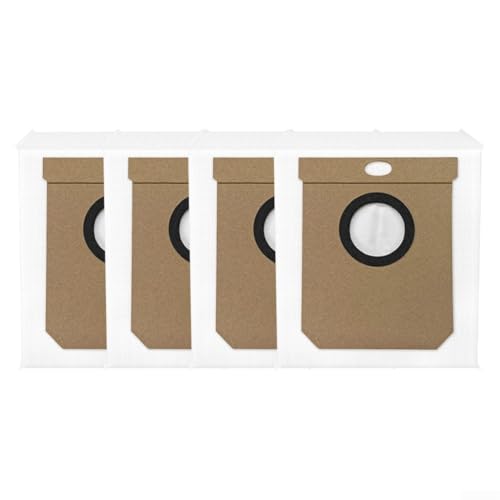 Yuanpgky Conga kompatible Staubsaugerbeutel für Revolution Ultra Power Home mit fortschrittlichem Filtersystem, schmelzgeblasenes Faservlies, 4 Stück von Yuanpgky
