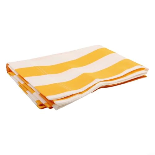 Yuanpgky Doppelseitige Strandliegen-Abdeckung, Ersatzgewebe, tragbar, aufrollbares Design für Garten, Terrasse, Outdoor, Stühle, Sonnenliegen, 120 x 45 cm (1 Stück) von Yuanpgky