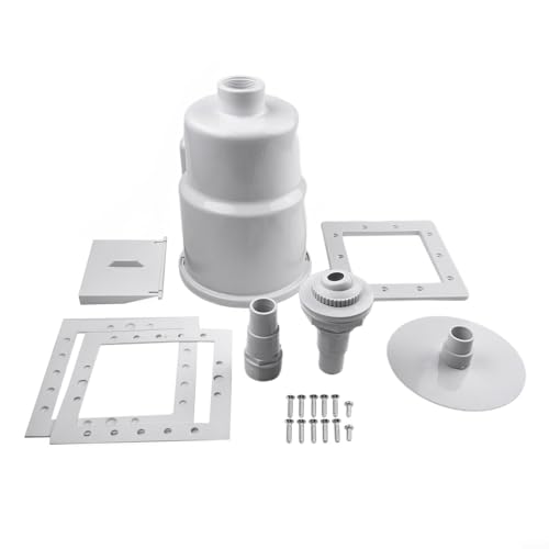 Yuanpgky Ersatz-Pool-Skimmer-Set, kompatibel mit Hayward SP1091LX für Dyna-Skim Aufstellpools mit Korbwehr und HardwareA von Yuanpgky