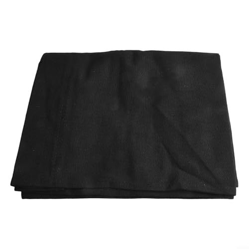 Yuanpgky Ersatz-Stoffbezug für Strand-, Terrassen-, Gartenstühle, 120 x 45 cm, Polyester-Segeltuch für Liegestühle, Gartenmöbelreparatur (schwarz) von Yuanpgky