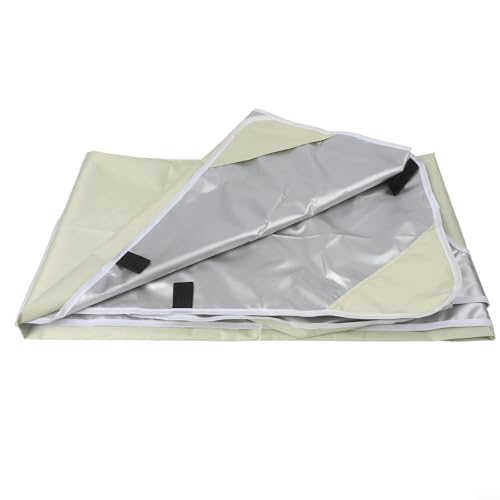 Yuanpgky Ersatzbezug für Gartenschaukelstühle, 164 x 114 x 15 cm, wasserdicht, 210D Oxford-Gewebe, 3-Sitzer, Terrassenschaukel, Dachmarkise, Regenschutz, Beige (Beige) von Yuanpgky