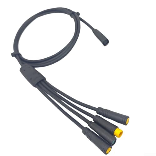 Yuanpgky Für Bafang Mittelantriebsmotor Verlängerungskabel 1T4 wasserdichtes Display Controller Kabel 120 cm mit Pins kompatibel mit M225 M325 M625 G341 Serie von Yuanpgky
