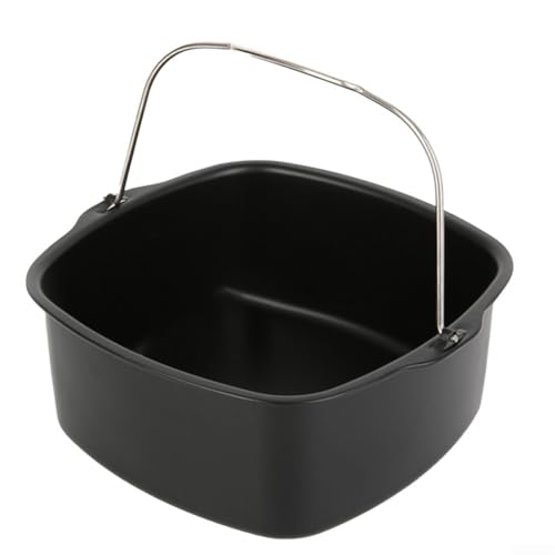 Yuanpgky Kuchen-Backblech-Korb, Airfryer, Antihaft-Backkorb, Pizzateller, Geschirrtopf für Backform, Luftfritteusen-Zubehör (20,3 cm) von Yuanpgky