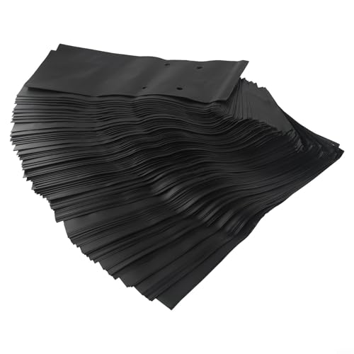 Yuanpgky Kunststoff-Pflanzbeutel, 100 Stück, Wurzelkontrolle, Pflanzgefäß, dekorative Gartenblumentaschen, Behälter, für Bonsai-Pflanzen im Freien (20 x 30 cm) von Yuanpgky