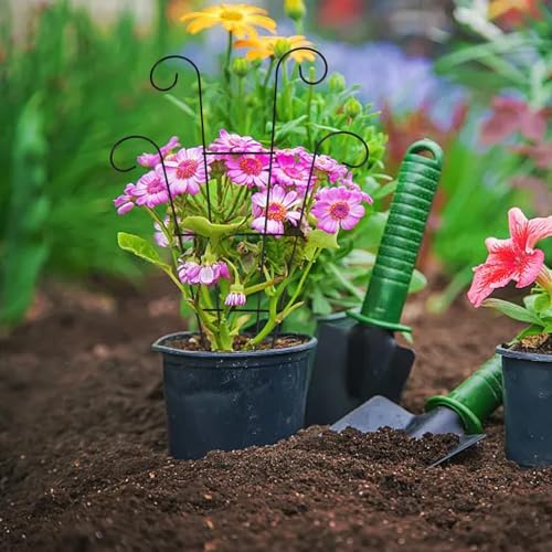 Yuanpgky Pflanzenstützpfähle, Metall-Klettergerüst, Garten-Rankgitter für Rosen, Orchideen, Sonnenblumen, Innen- und Außenbereich, Pflanzenständer, Käfig, Eisen, Blumenstütze, 4,8 x 3,8 x 0,3 cm Yuanpgky Pflanzenstützpfähle, Metall-Klettergerüst, Garten-Rankgitter für Rosen, Orchideen, Sonnenblumen, Innen- und Außenbereich, Pflanzenständer, Käfig, Eisen, Blumenstütze, 4,8 x 3,8 x 0,3 cm von Yuanpgky