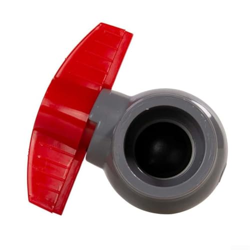 Yuanpgky Professioneller PVC-Kugelhahn-Anschluss, Wasserdurchflusskontrolle, Rohrverschraubung für Pool- und Gartenbewässerungssystem (40 mm) von Yuanpgky