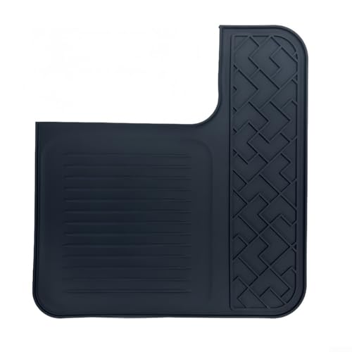 Yuanpgky Silikon Anti-Rutsch Hitzebeständige Kaffeemaschine Top Matte Kompatibel mit ES601 Espressokocher Kratzfeste Schutzhülle (Schwarz) von Yuanpgky