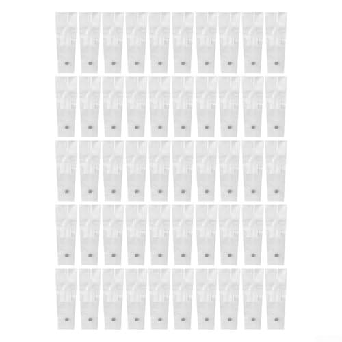 Yuanpgky Sterile Pilz-Pflanzbeutel, PP-Material, 10 x 35 x 8 cm, temperaturbeständige Anzuchtbeutel für Gourmet-Heilpilze, Myzelentwicklung, 10 Stück (50 Stück) von Yuanpgky