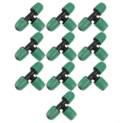 Yuanpgky Tropfbewässerungsarmaturen, 3-Wege-Winkelverbinder für 1,27 cm Schlauch, Gartenbewässerungssystem, Gewächshaus, Rasen, Bauernhof, Bewässerung, 10 Stück, 10 Stück Yuanpgky Tropfbewässerungsarmaturen, 3-Wege-Winkelverbinder für 1,27 cm Schlauch, Gartenbewässerungssystem, Gewächshaus, Rasen, Bauernhof, Bewässerung, 10 Stück, 10 Stück von Yuanpgky