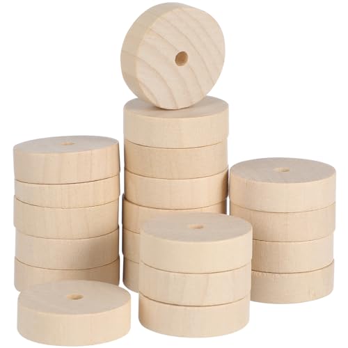 40 Stück Holz-Bastelräder, Mini-Holzräder mit 5 mm Loch für DIY-Holz-Bastelprojekte 40 Stück Holz-Bastelräder, Mini-Holzräder mit 5 mm Loch für DIY-Holz-Bastelprojekte von Yuanyifenglin