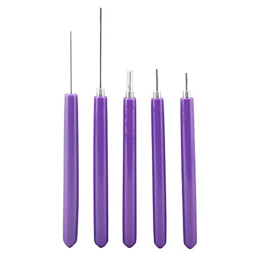 Papier-Quilling-Werkzeug-Set, multifunktionales Quilling-Werkzeug-Set mit Schlitzen, für Anfänger, 3D-Blumendekorationen, 5-teilig von Yuanyifenglin