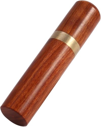 Yuanyifenglin Zahnstocherhalter, tragbares Holz-Zahnstocheretui zur Aufbewahrung von Perlen, Ohrlöffel, Wattestäbchen und anderen kleinen Gegenständen (Rosenholz) von Yuanyifenglin