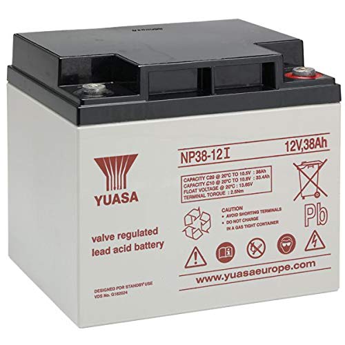 YUASA Batterie Yuasa NP38 – 12 (38Ah 12 V) für alle Arten von Anwendungen. von Yuasa