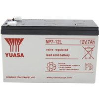 Yuasa NP7-12L NP7-12L Bleiakku 12V 7Ah Blei-Vlies (AGM) (B x H x T) 151 x 98 x 65mm Flachstecker 6.3 von Yuasa