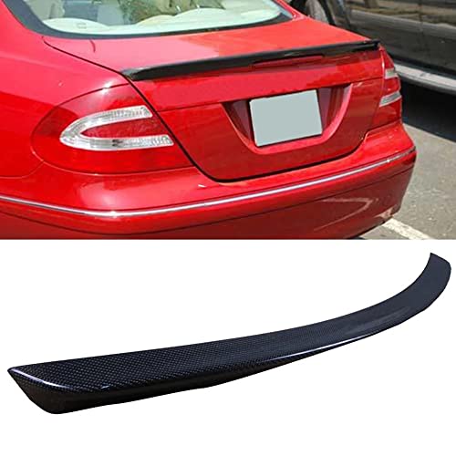 Yuaty Auto Kohlefaser Heckspoiler für Mercedes Benz CLK Class W209 C209 AMG Coupe 2003-2009 Kofferraumspoiler AutoHochfester heckspoiler Heckflügel Lippe Styling Modification Zubehör von Yuaty