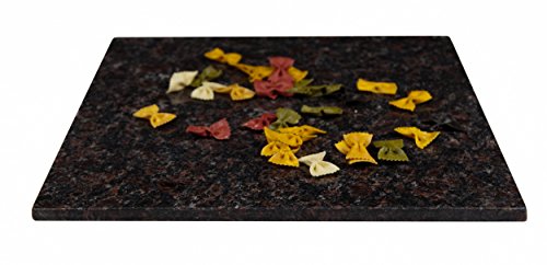 Yuchengstone Arbeitsplatte aus Grant, Couchtisch Platte, Tischplatte Schneidebrett Käseplatte Servierplatten aus Naturstein Unterlage Brettchen 60 x 80 x 1,7 cm, Edel Design Unikat Handarbeit, 32KG von Yuchengstone