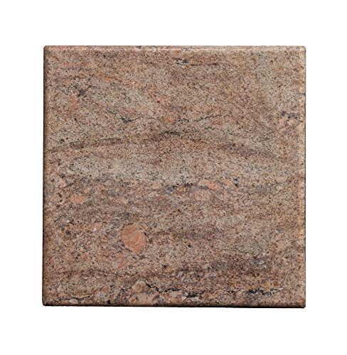 Tischplatte, Arbeitsplatte Küchenplatte 40cm x 40 x 4 cm, aus poliertem Granit, Unikat Handarbeit, 10 KG von Yuchengstone